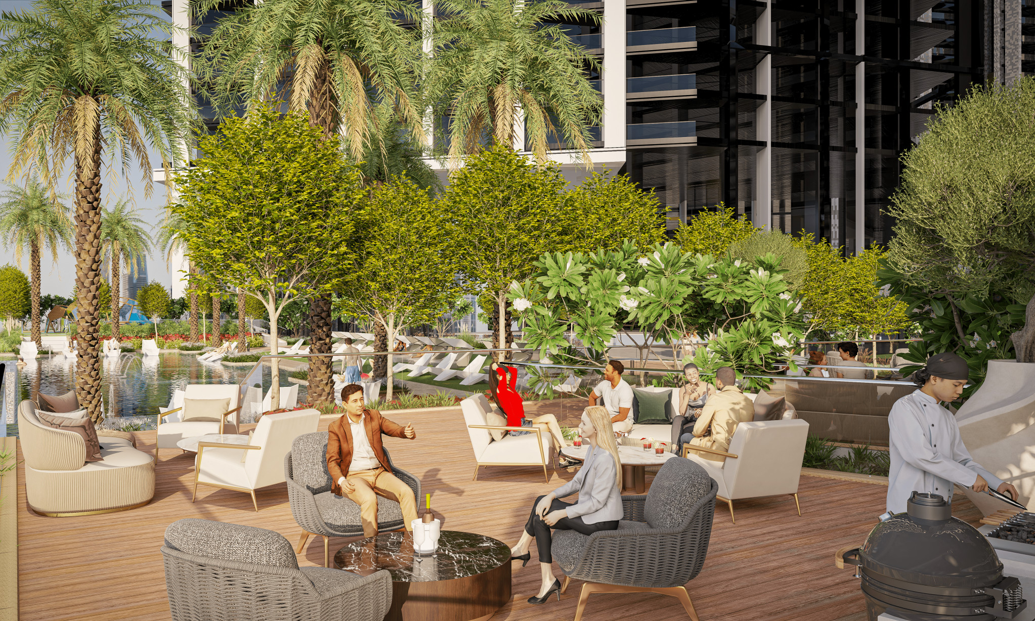 Mieszkanie Sprzedaż Dubai Harbour, Emaar Beachfront, Dubaj, Zjednoczone Emiraty Arabskie