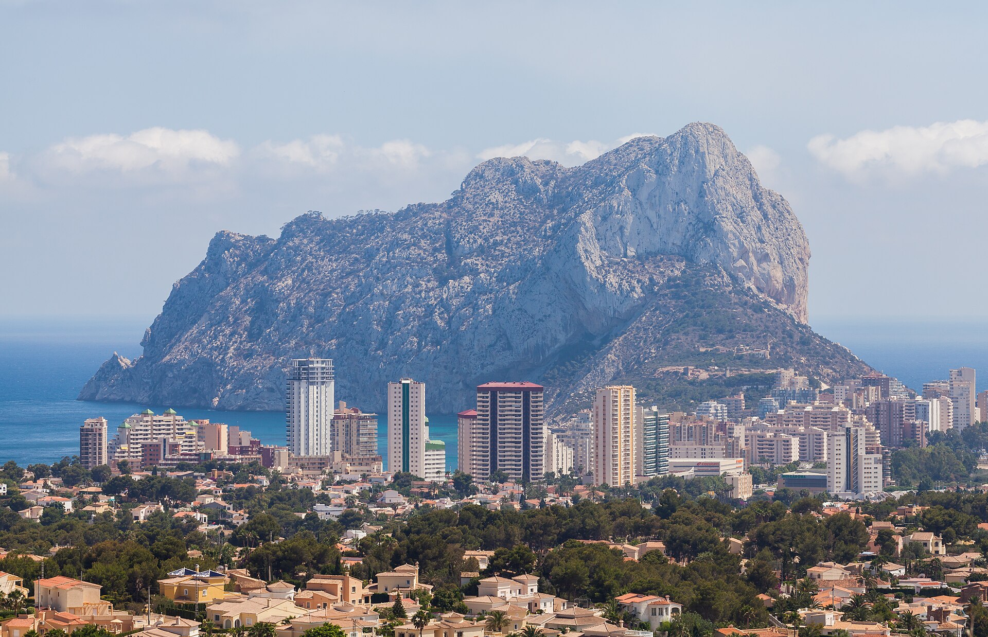 Calpe i skała Penyal d’Ifac, Costa Blanca