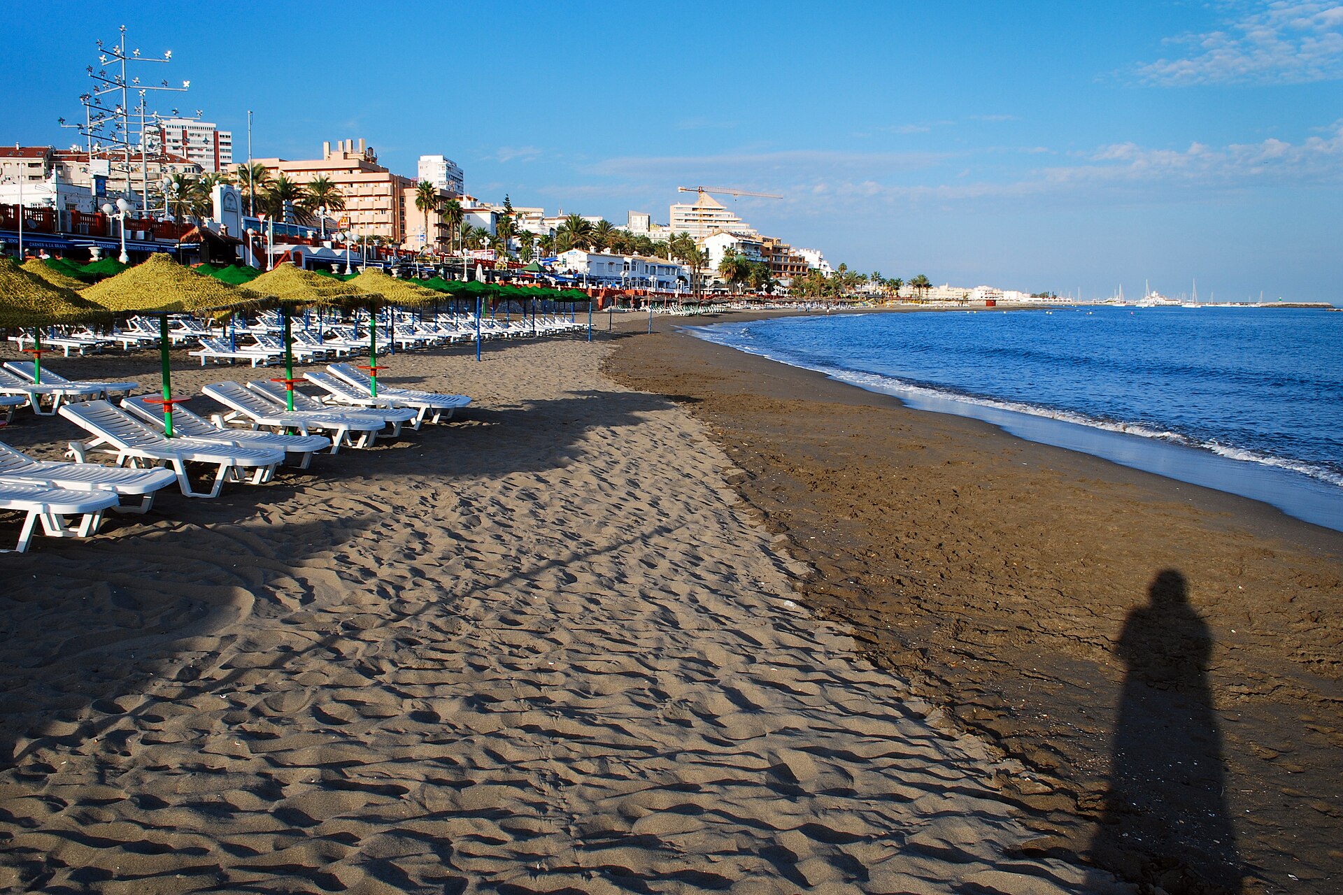 Plaża w Benalmádena Costa