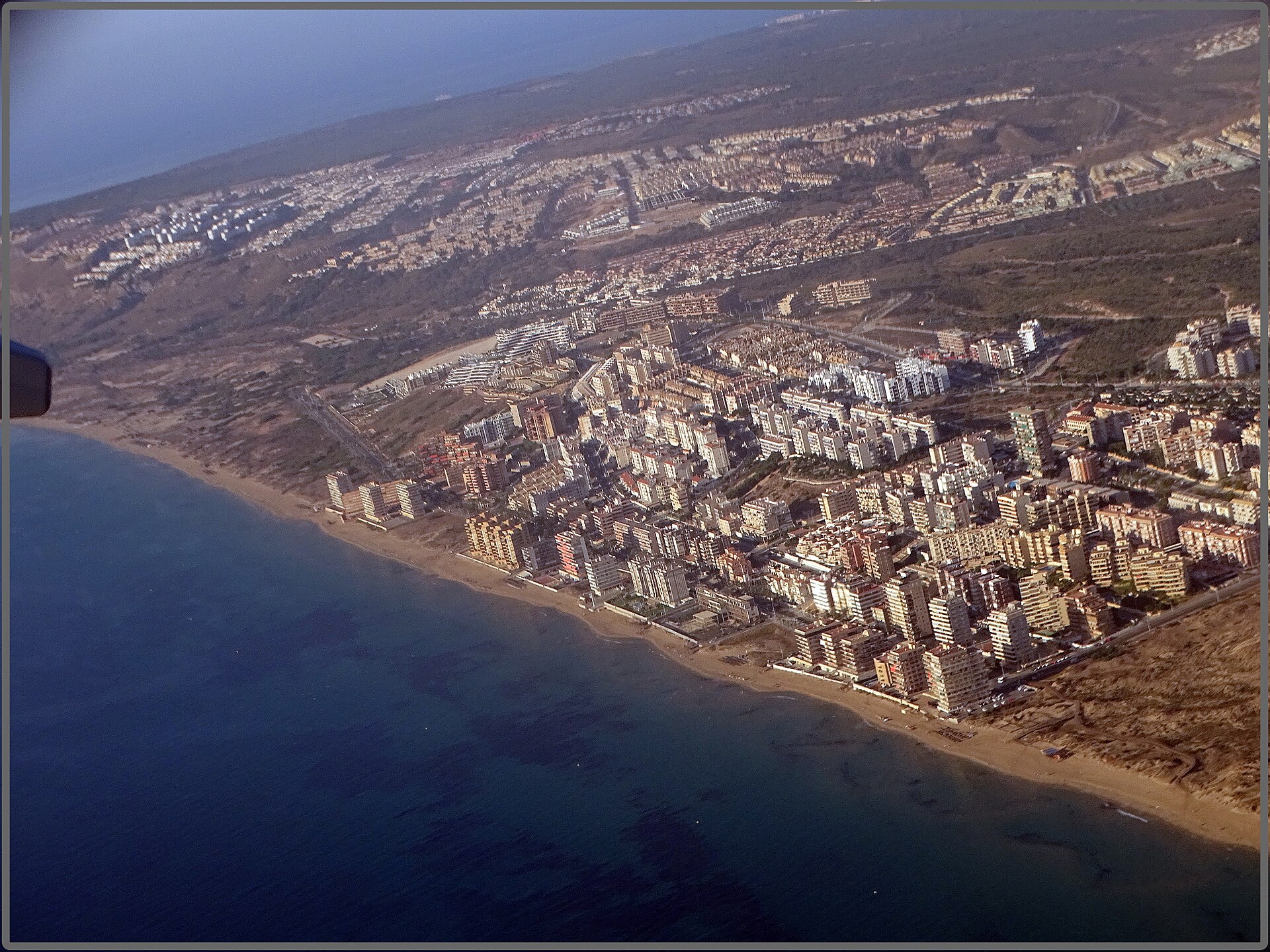 Arenales del Sol z lotu ptaka